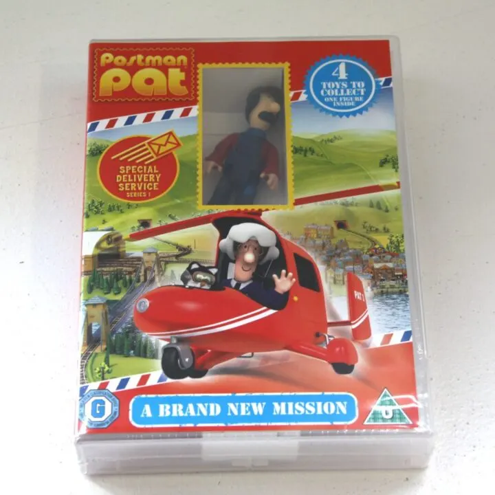 Postman Pat is delivering a special package as part of their Series 1 mission.