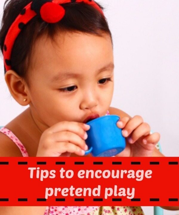 How do we encourage pretend play? We have some resources to helkp you - come link your blog posts up too!