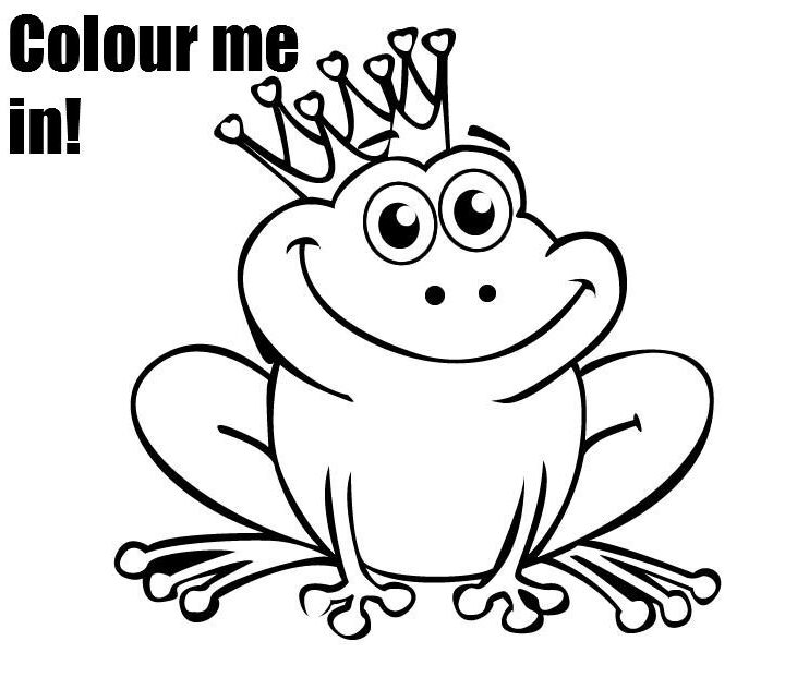 Prince Frog Coloring Pages