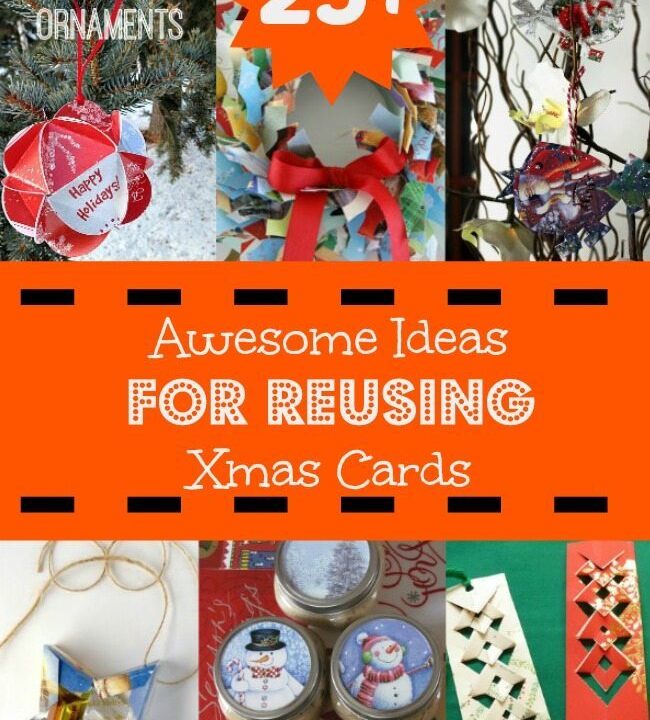 What are you doing with your Christmas Cards this year? We have some great ideas for recyling them and beyond!