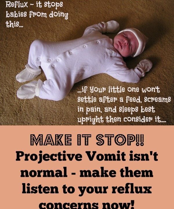 Projective vomit in your babies ISN'T normal - here is MY story - I hope it helps some of you to get your docs/peads to listen to you #babies #parenting #reflux #health