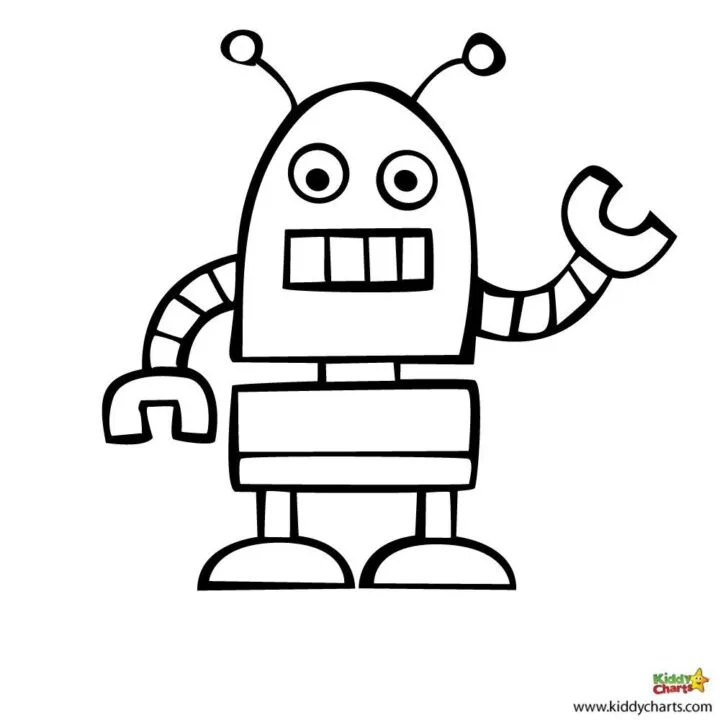 Robot Free Coloring Pages