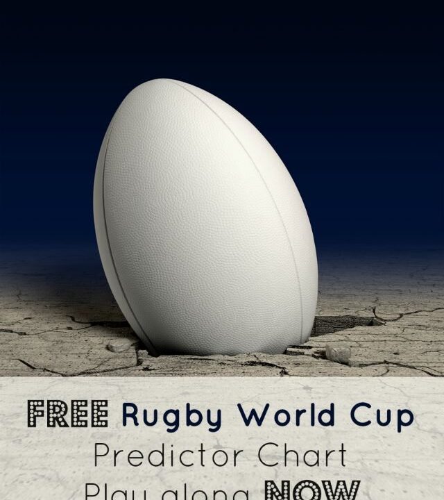 Are you going to be cheering your team on in the Rugby World Cup? If you are, then why not make it even ore fun with our Rugby World Cup predictions chart - fill it in and it does the rest for you!