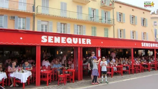 Senequier is THE restaurant in Saint Tropez where the rich and famous hang out...be prepared for a big dent in your wallet!