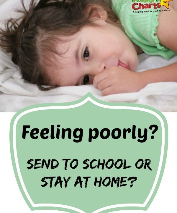 Do you have a sick child? How do you make that call between sending your child to school or staying at home?