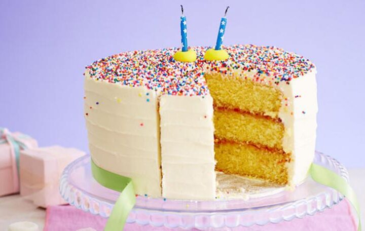What says happy birthday more than a birthday sprinkles cake