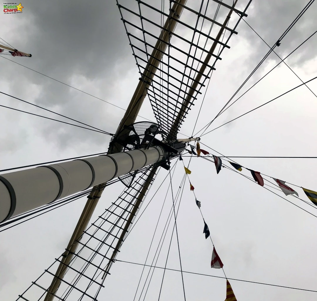 SS Great Britain Go Aloft crow's nest - experience the climb up the rigging to the crow's nest #bristol #daysout #travel #uk