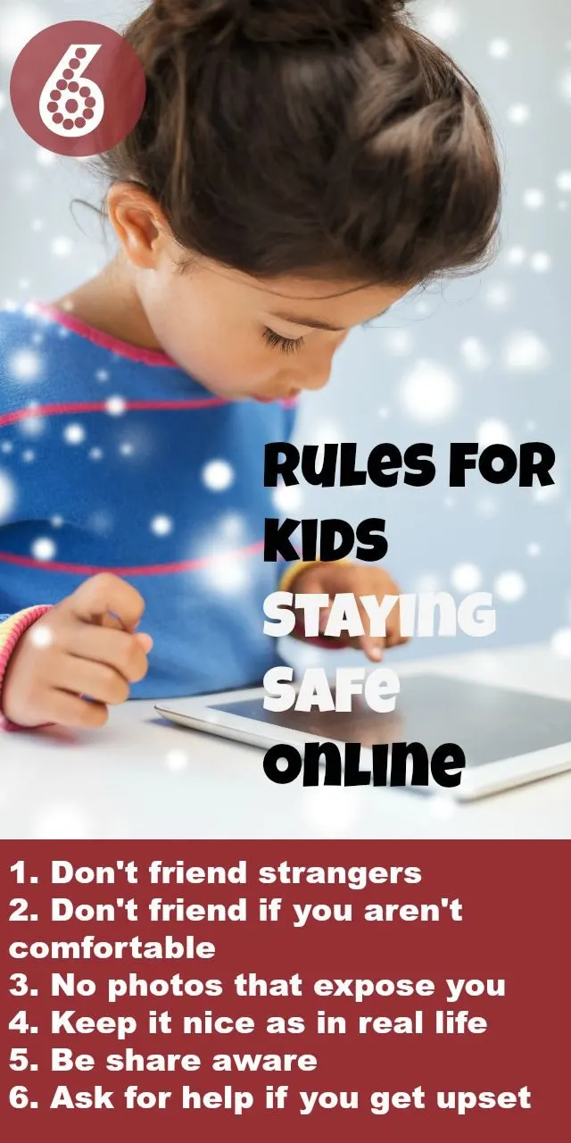 How do we keep our kids safe online - it is a nightmare we know! But these Triple Ss for Safety should help to keep you on top of it, with the six rules for safety online!