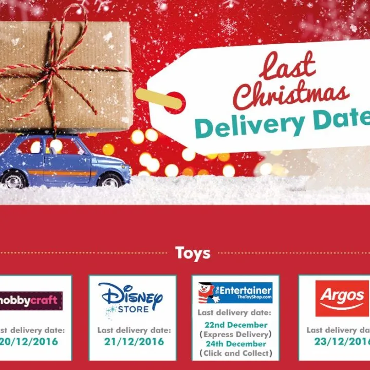 Last Xmas Delivery Dates for you all - more on the post so you don't miss them!