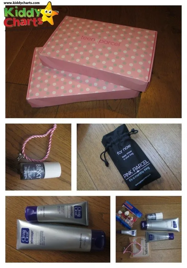 What did our Teen Parcel from Pink Parcel contain?
