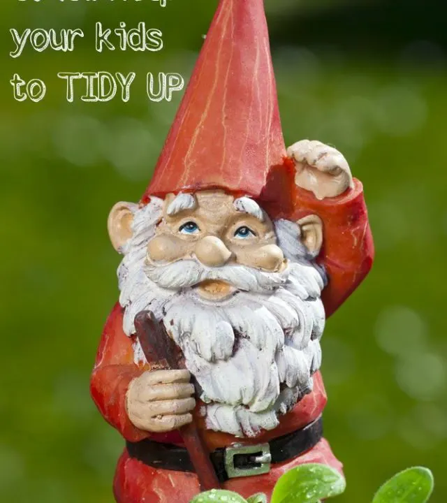 Do your kids need a little encouragement tidying up - then what about this fantastic tidy up gnome printable, with his little garden and accessories?