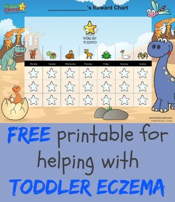 Does your little one suffer from toddler eczema? We have some wonderful reward charts for kids, including one to help them t stop scratching - check it out, its FREE!