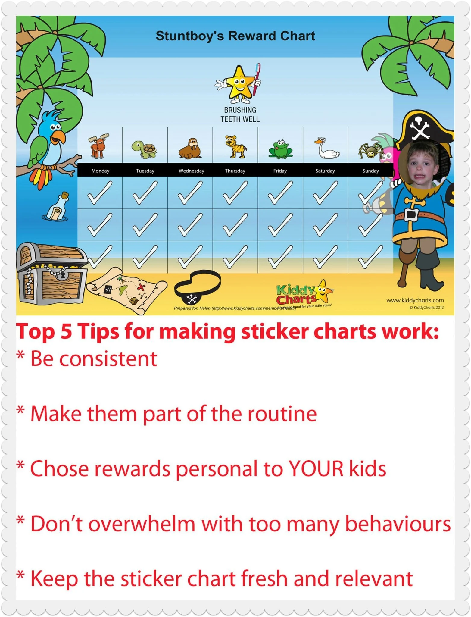 Sticker Charts 5 Top Tips To Make Your Sticker Charts Work