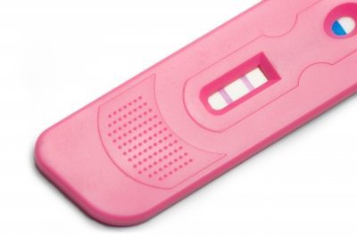 UK maternity rights: Pregnancy test
