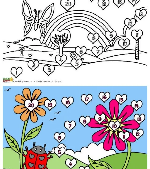 Download these two valentine reward chart designs, you can get the kids to colour them if you want as well - more buy in better results!
