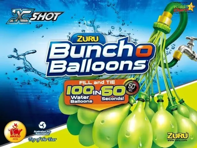 Water Balloon - 100 of them in 60 seconds - brilliant toy for getting out in the garden and having fun. Perfect for summer parties for kids.