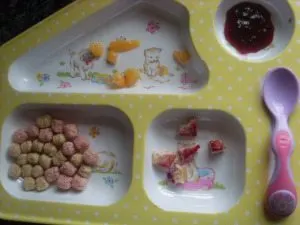 Weaning: Plates made for variety