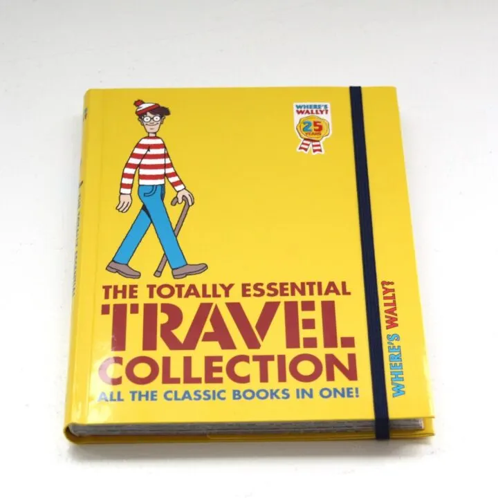 In this image, Wally is introducing a collection of classic books in one package.