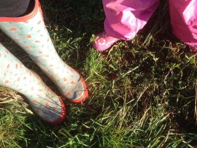 Working mums; Who looks after the feisty toddler an their wellies when they aren't well?